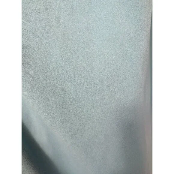 Calvin Klein, Blue/Teal Back Zip Sheath Dress with Bell Sleeves, Size 8 - Picture 7 of 8